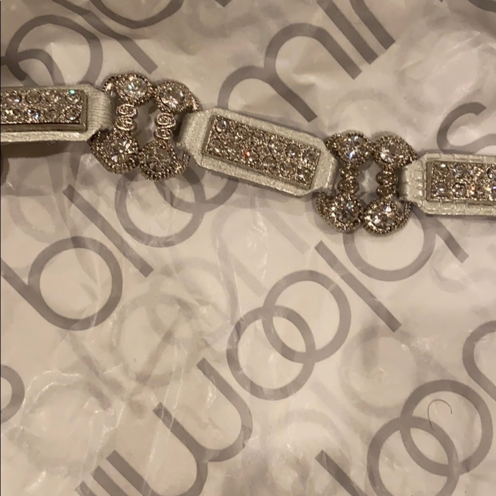 Silver rhinestone belt - Picture 2 of 3